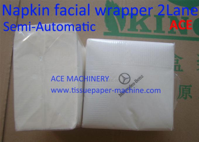 2 Lanes Head Semi Automatic Tissue Paper Packing Machine