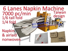 Industrial Tissue Paper Napkin Machine Automatic 7000 Sheet/Min