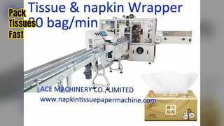 Facial Tissue Packing Machine High Speed