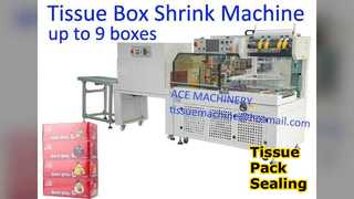 Tissue Box Sealing Shrinking Machine