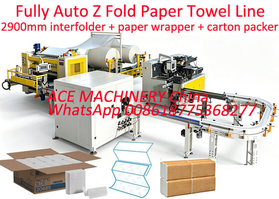 Auto Stop Of Paper Breaks Paper Towel Machine Featuring PLC Servo HMI Control System And Consumption To Minimize Downtime