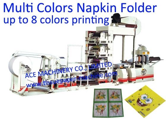 700 Pcs/Min 8 Colors 4 Colors Small Napkin Printing Machine