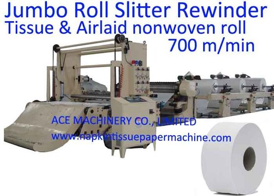 Fully Automatic 2000mm Jumbo Roll Tissue Machine For Paper Mill