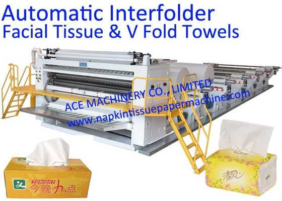 Full Automatic Facial Tissue Paper Making Machine Separate Motor Driven