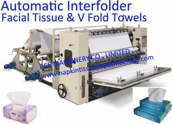Facial Tissue Converting Machine With Fully Automatic Tissue Paper Packing Machine