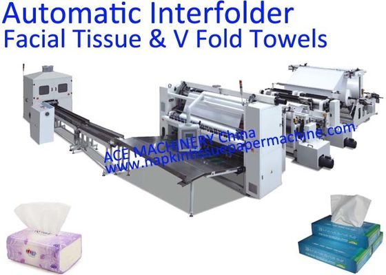 Full Automatic Facial Tissue Paper Machine With Log Saw Soft Packing Machine