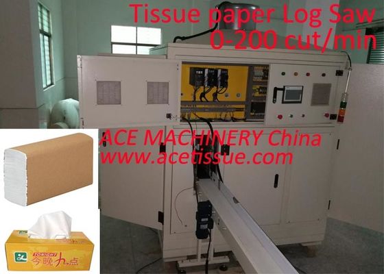 Fully Automatic Facial Siemens Tissue Paper Cutting Machine For Interfold Paper Towel