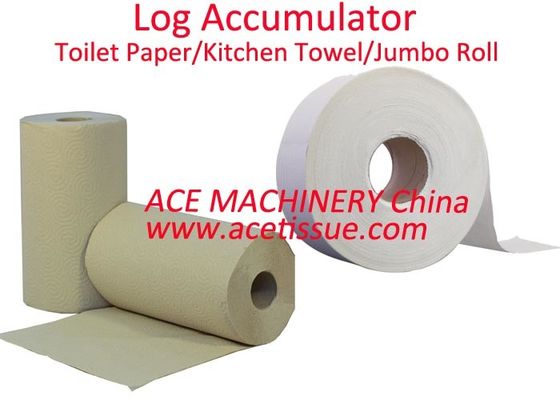 High Speed Log Accumulator For Toilet Tissue Paper Roll