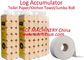 High Speed Fully Automatic Log Accumulator For Bathroom Tissue Roll 150mm Diameter