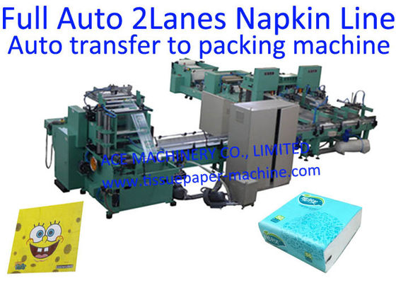 2000 Sheet/Min 2 Lanes Folder Tissue Paper Machine