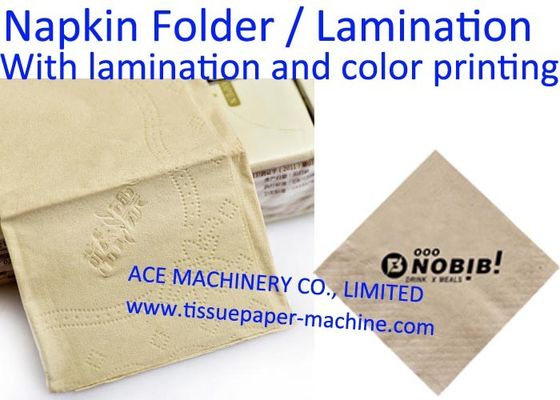 Single Lane 1/8 Folding Napkin Tissue Paper Machine