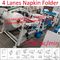Four Lanes 1/4 Fold Luncheon Napkin Machine, 1/6 Fold Tabletop Dispenser Napkin Machine