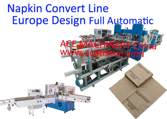 Serviette Paper Making Machine With Auto Transfer To Packaging Machine