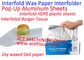 Automatic Interfolded Aluminum Foil Sheets Interfolder Machine For Burger Tissue
