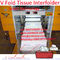China Embossing Facial Tissue Paper Processing Machine For V Fold Napkin