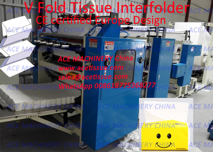 Automatic Kleenex Tissue Paper Interfolder Machine With Color Printing