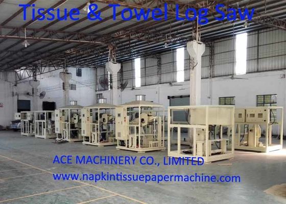 Automatic Pop Up Tissue Paper Log Saw Cutting Machine