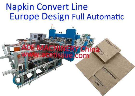 Fully Automatic Napkin Machine For Luncheon 13X13